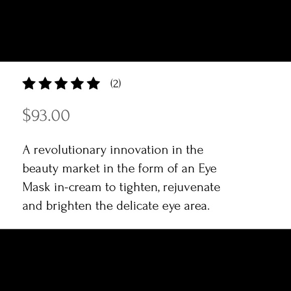 SYMBIOSIS TIGHTENING & RESPLENDENT EYE MASK - Picture 3 of 9